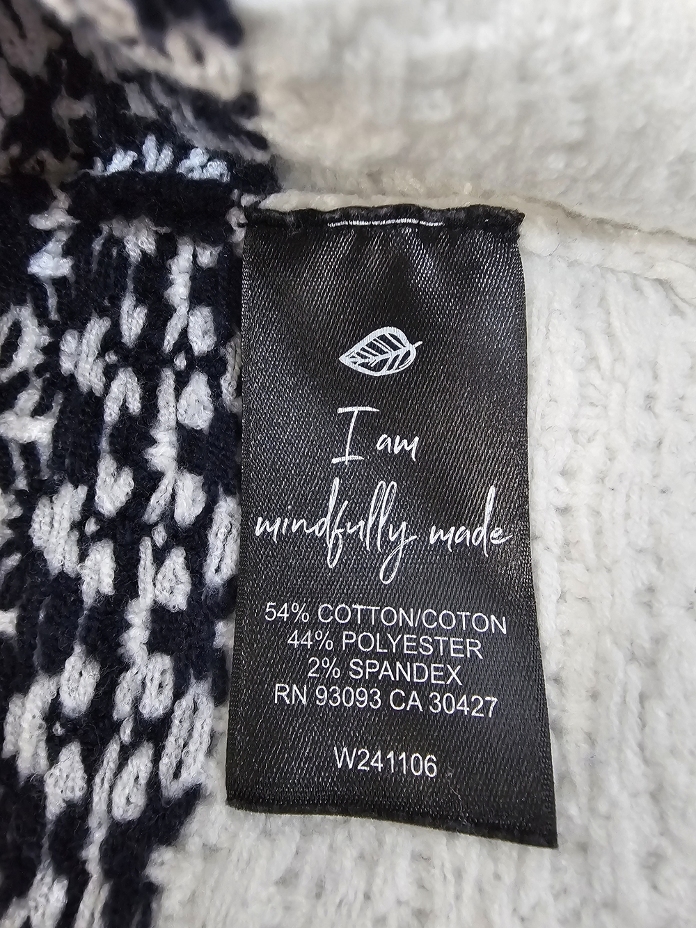 NIC+ZOE Pattern Waffle Stitch‎ Sweater Sz M - Picture 7 of 11